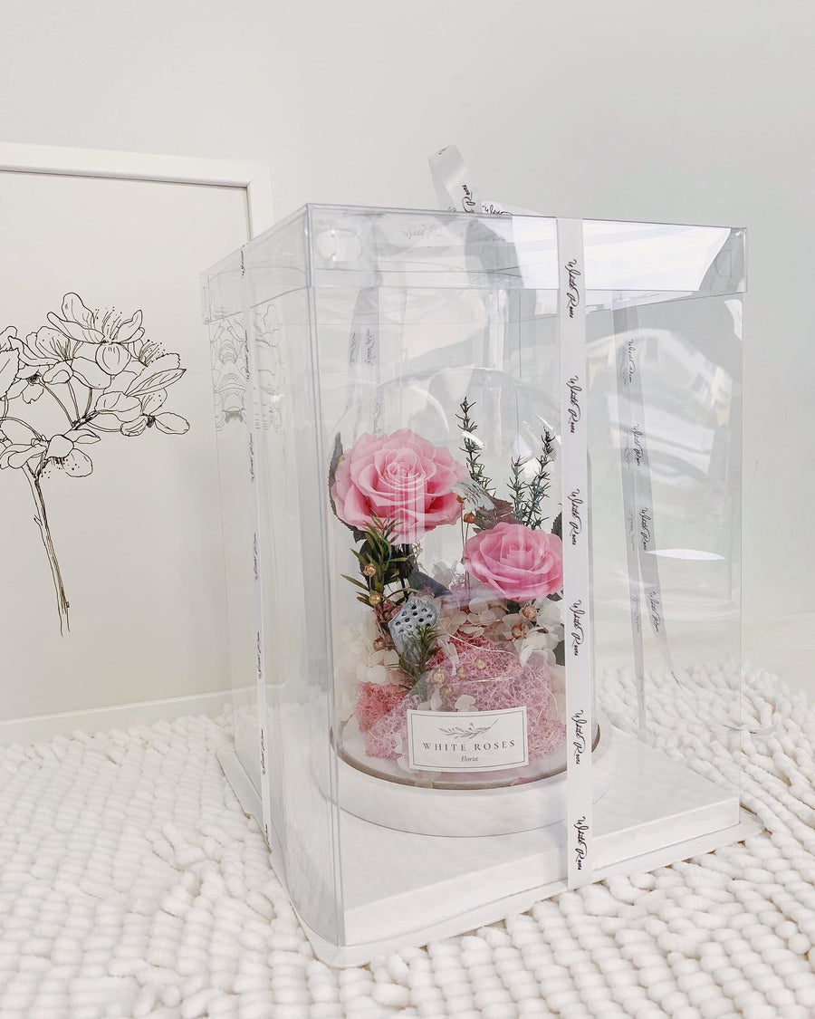 Enchanted Love Flower Dome (Pink)